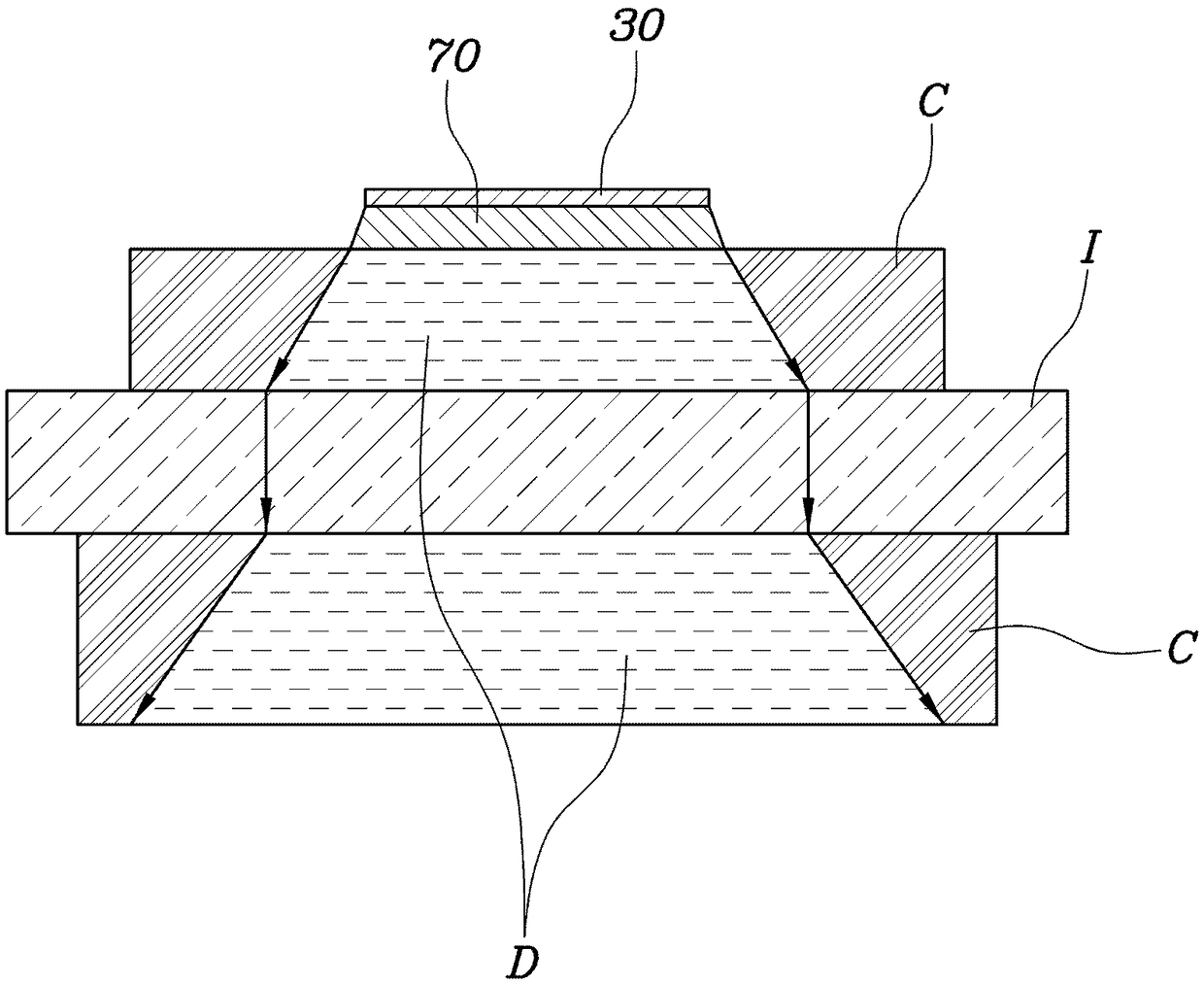 Power module having dual-sided cooling