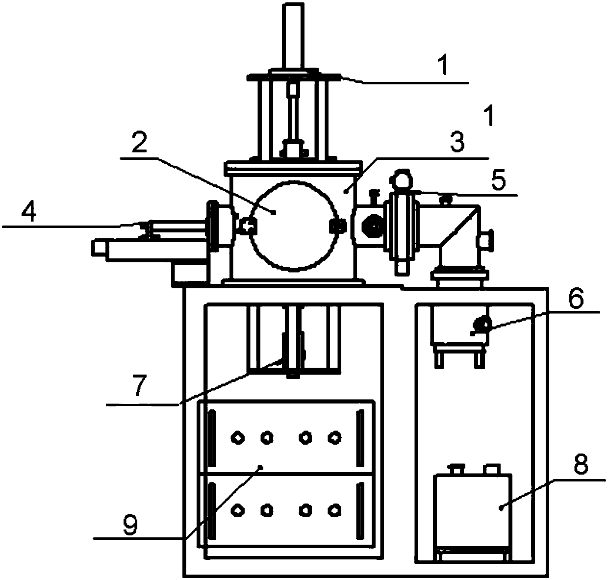 Probe type high-flux spark plasma sintering equipment