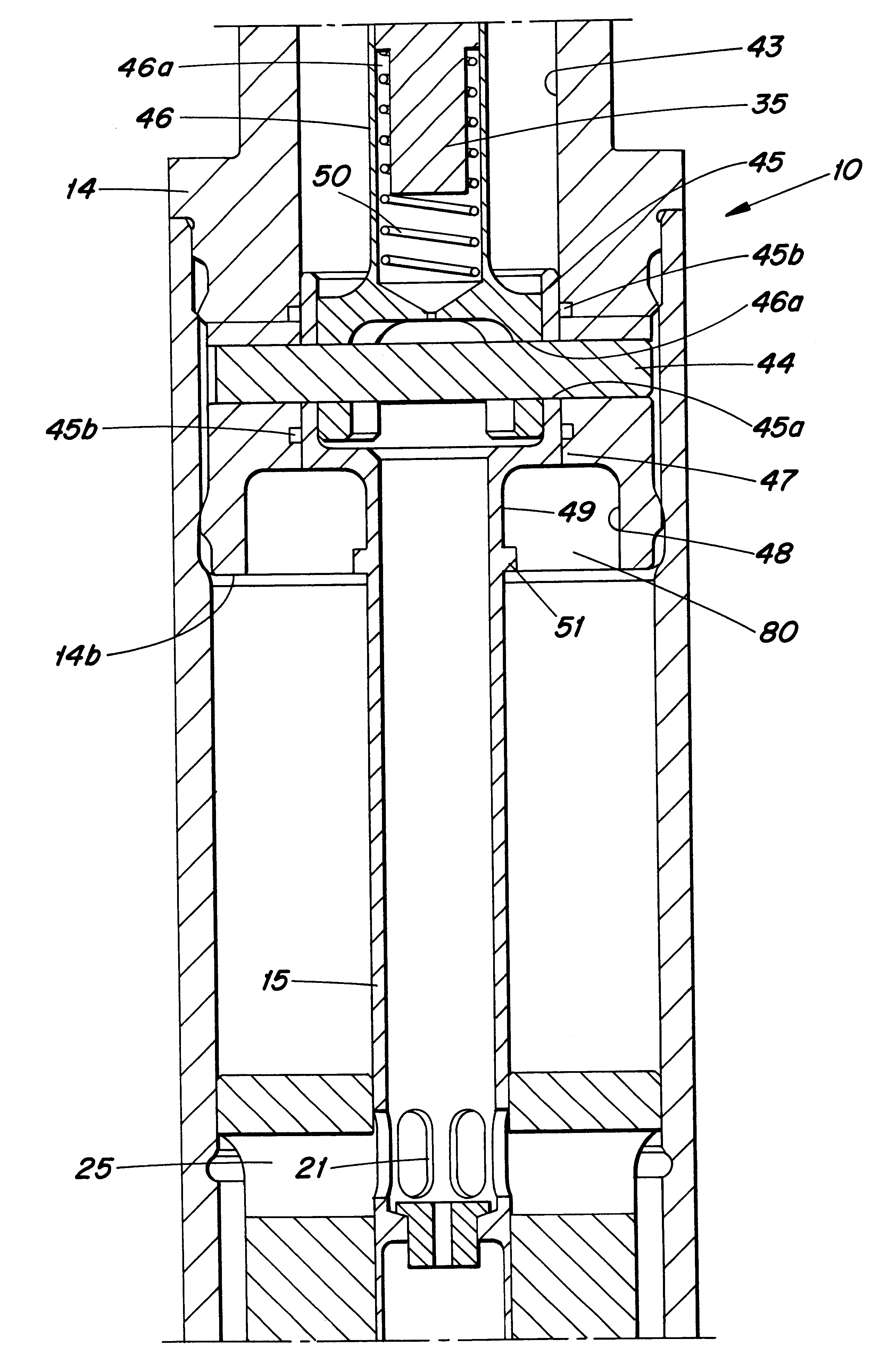 Percussive down-the-hole hammer for rock drilling, a top sub used therein and a method for adjusting air pressure