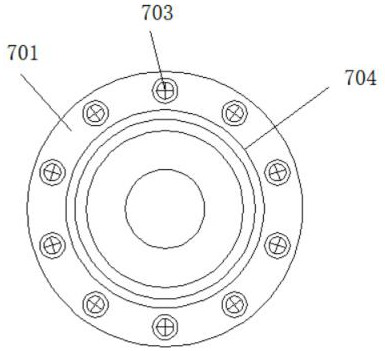 Carbon coating device for solid-state silicon-carbon-lithium-tantalum battery negative electrode material