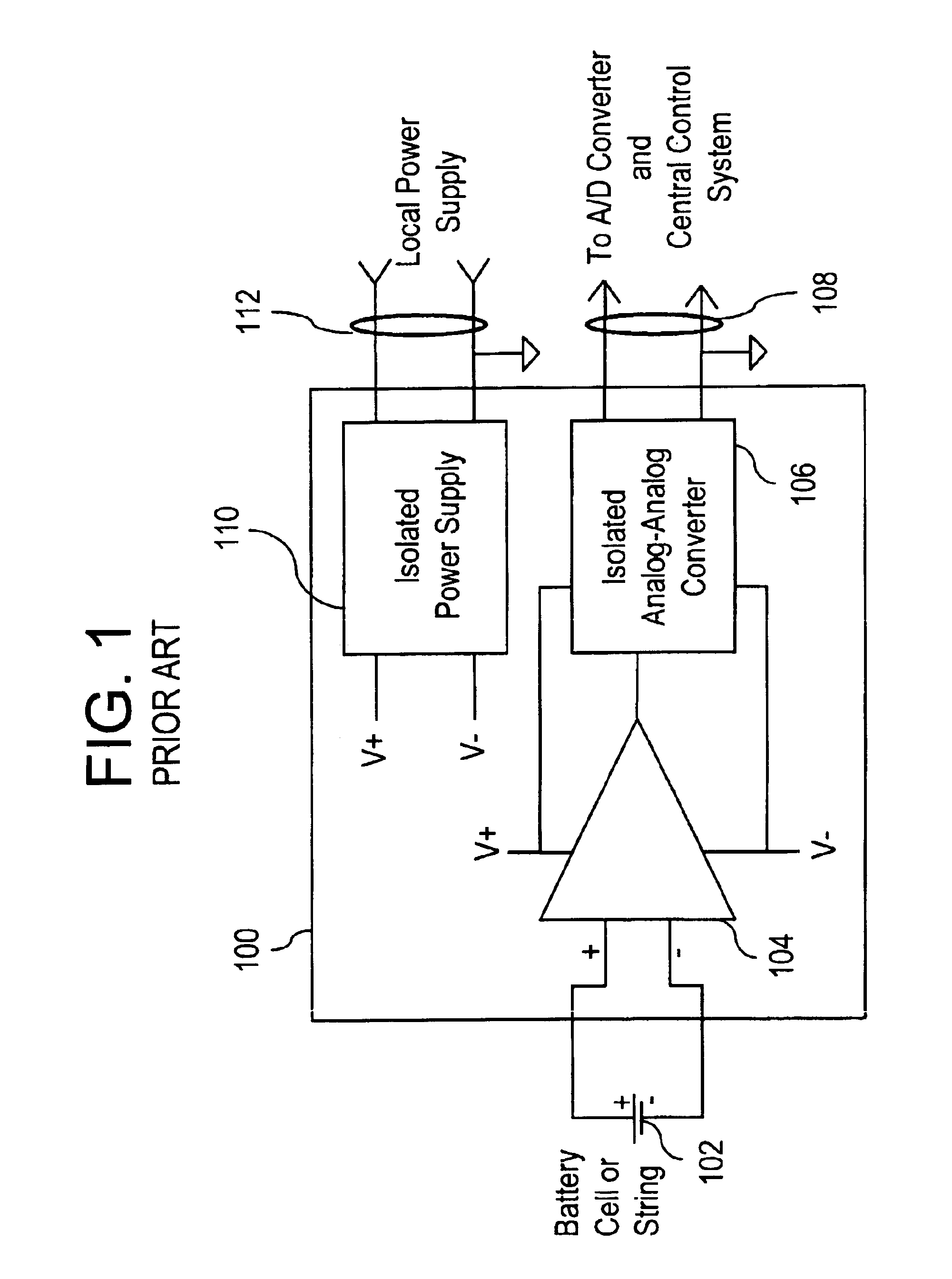 Integrated, self-powered battery monitoring device and system