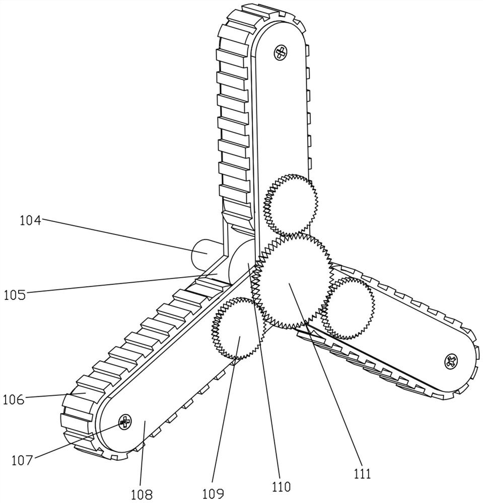 Obstacle crossing robot capable of adapting to complex environment