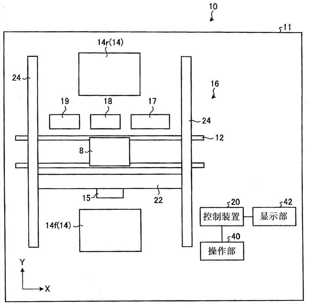 Electronic component installation apparatus, electronic component instalation system and electronic component instalation method