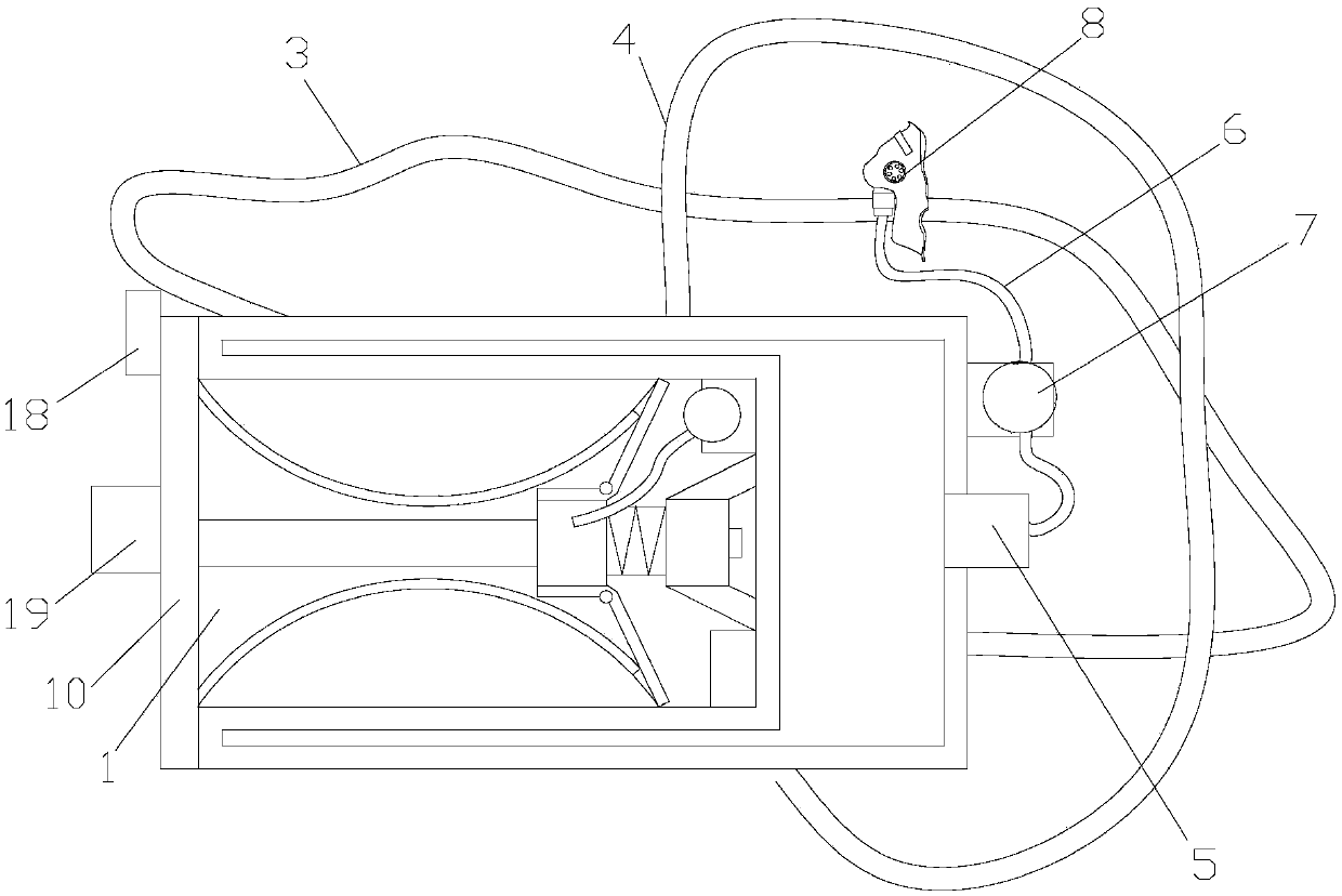 Nursing device used for emergency treatment