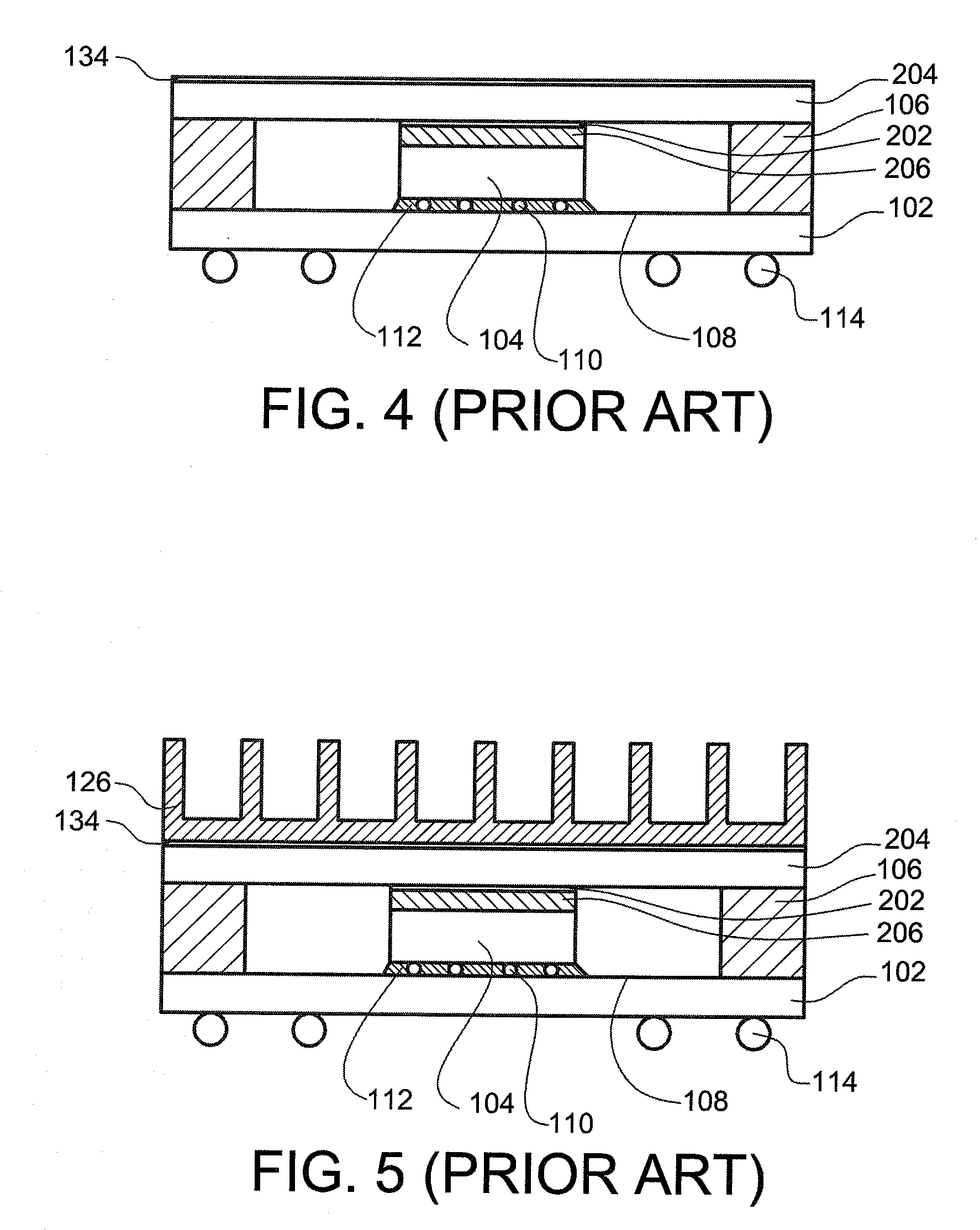 Heat sink structure and semiconductor package as well as method for configuring heat sinks on a semiconductor package