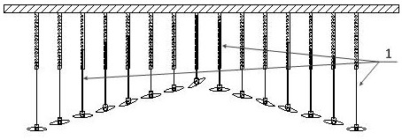 Regular suspended ceiling structure and manufacturing method thereof