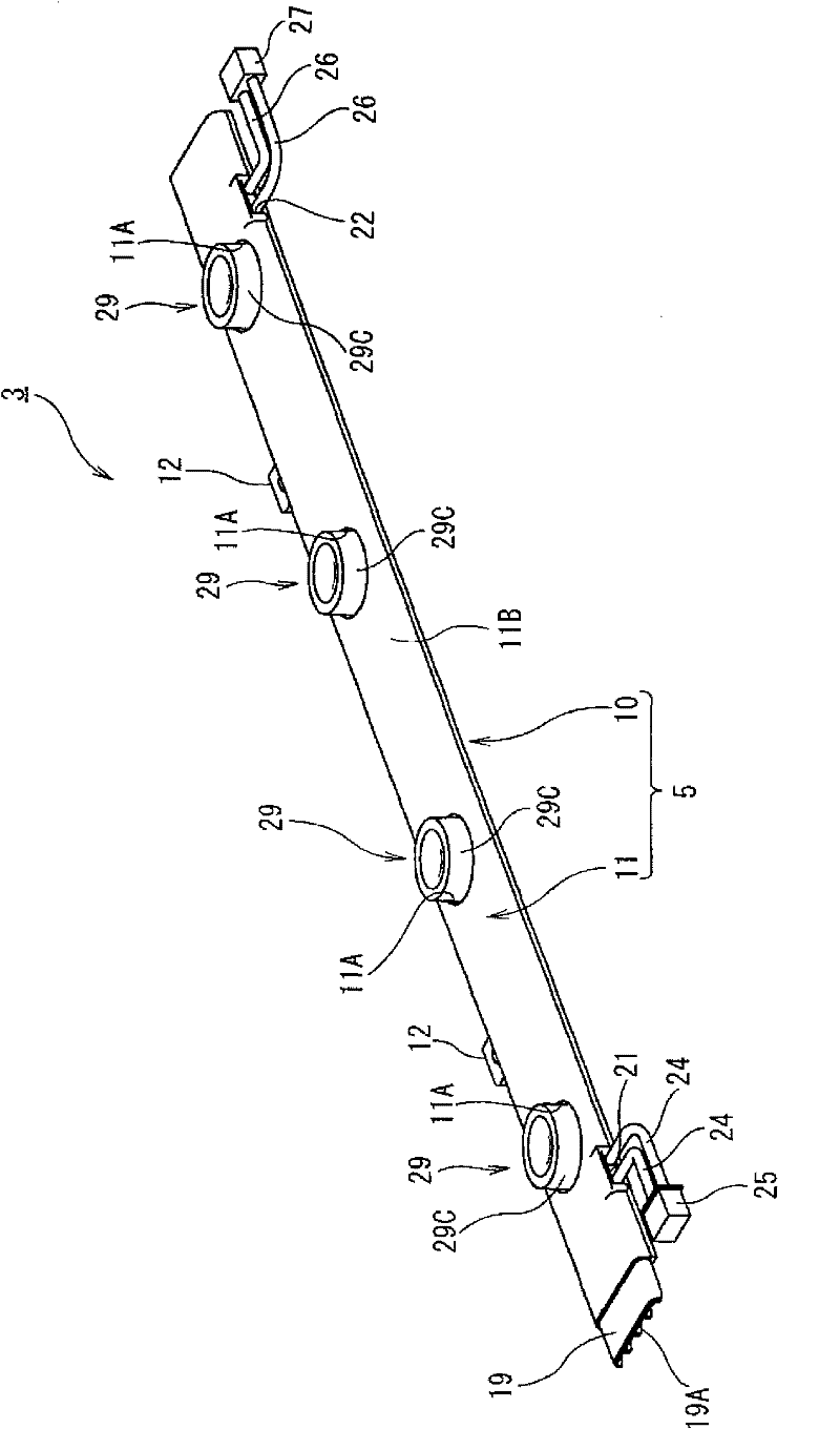 Light source module, surface area light-emitting unit, and surface area light-emitting device