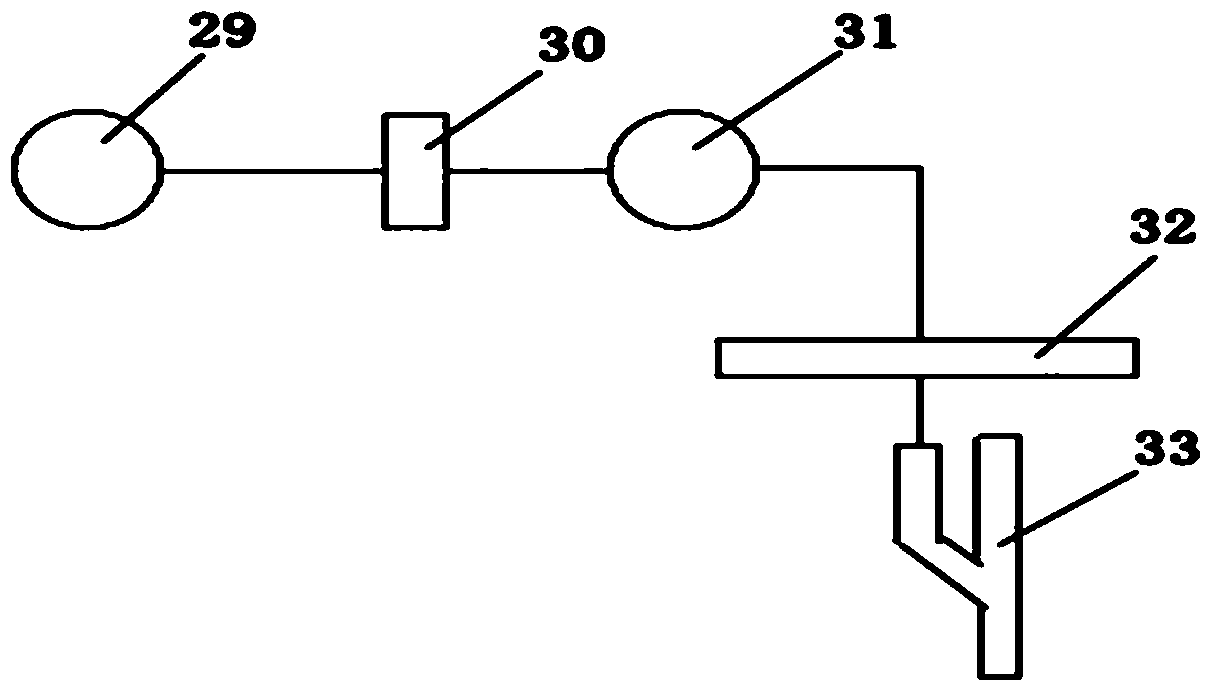 An excavating device with quick start function