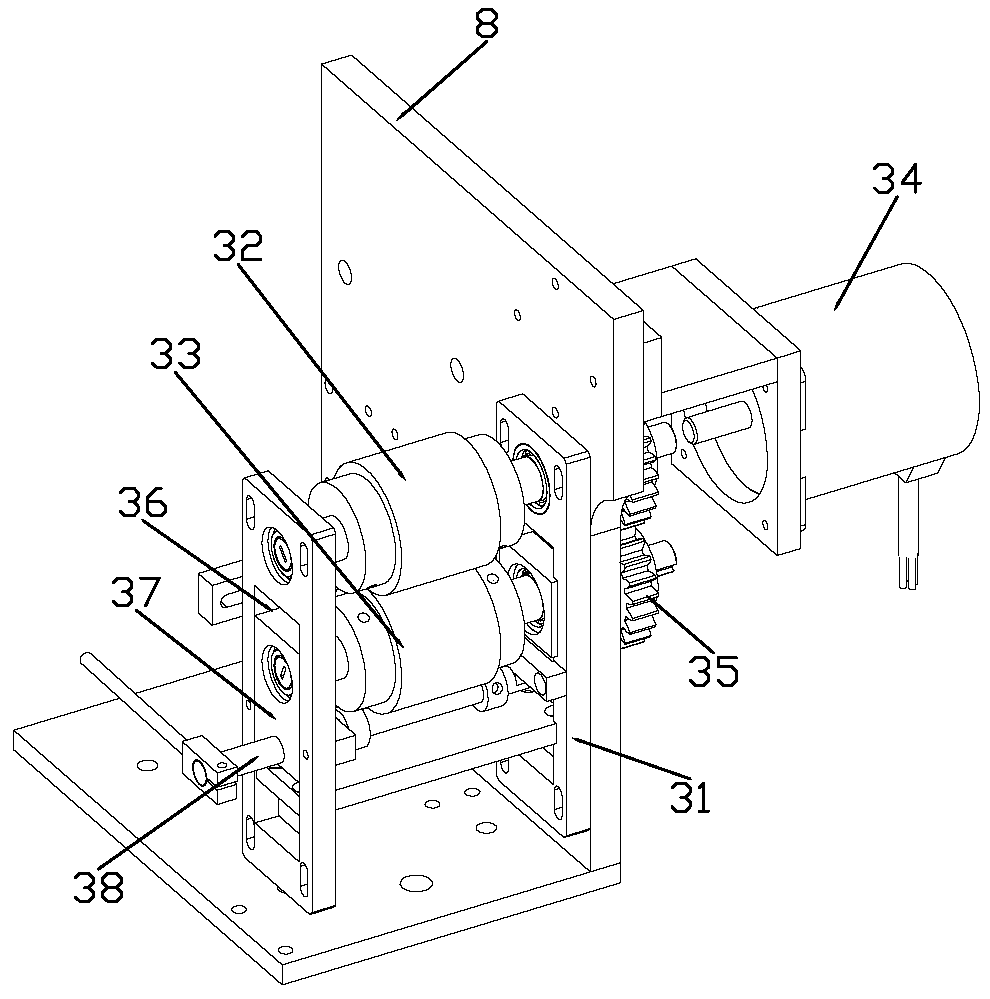 Nose bridge strip supply device of full-automatic mask machine