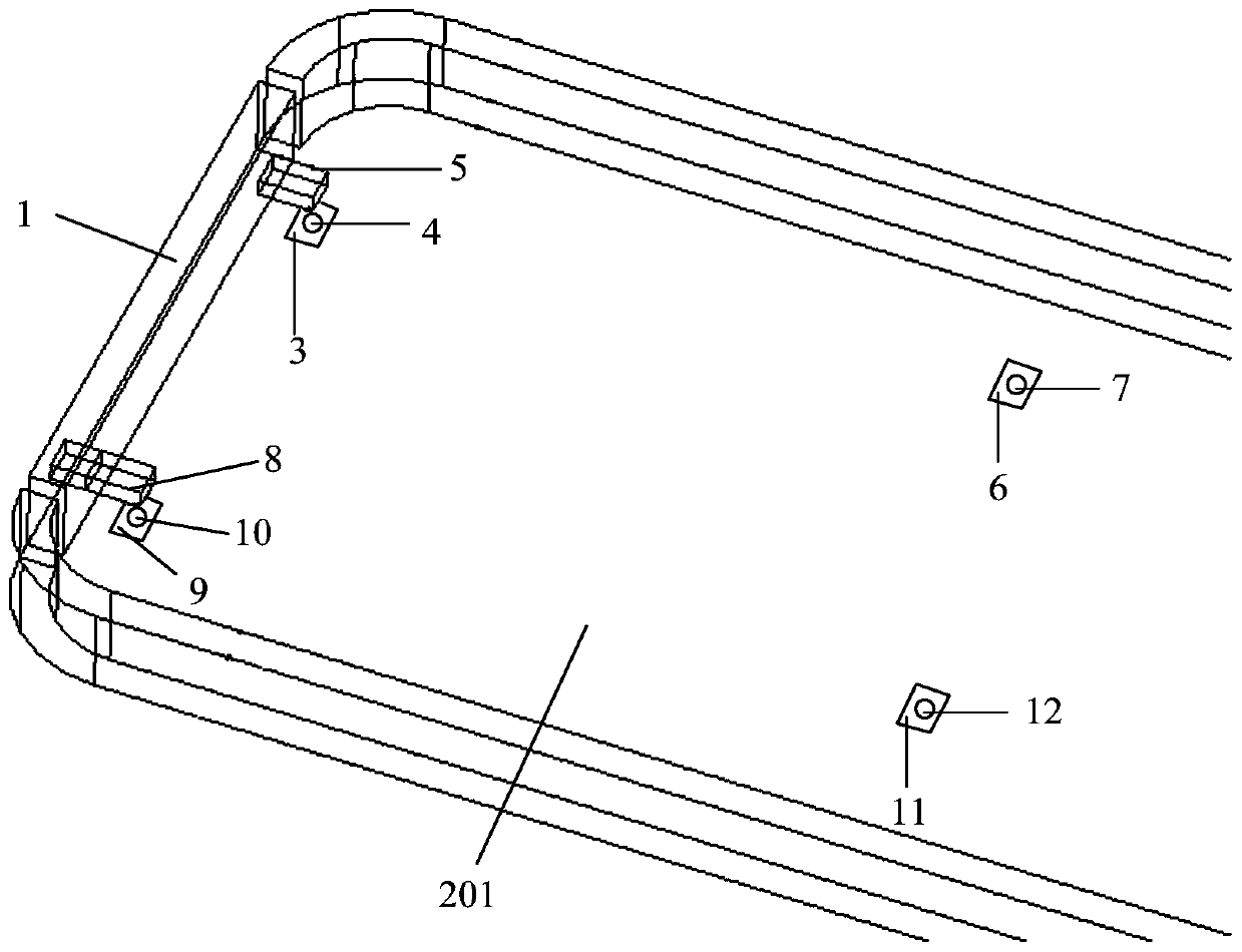 An antenna structure of a mobile terminal and the mobile terminal