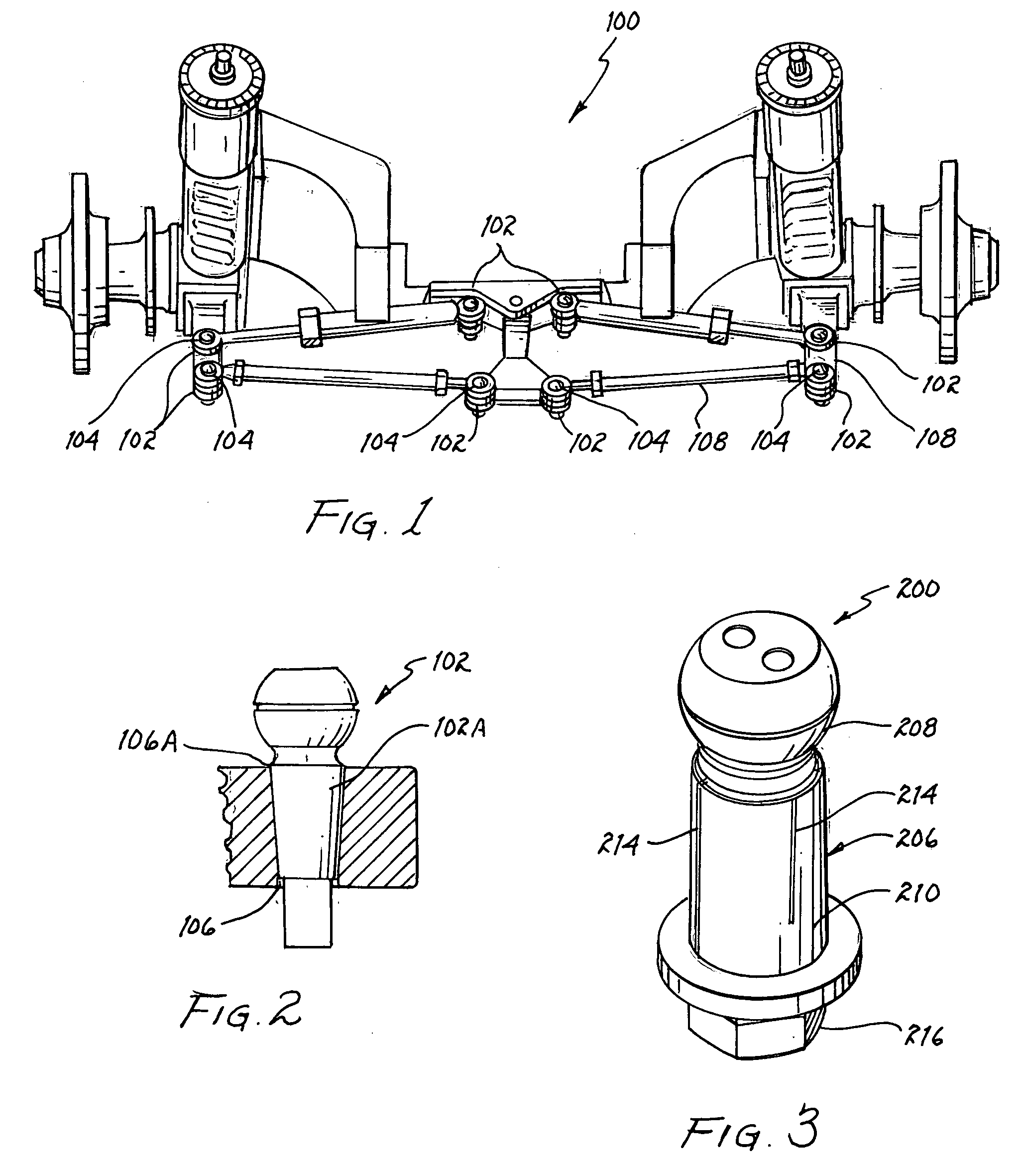 Ball steering pin assembly for reduced wear and method therefor