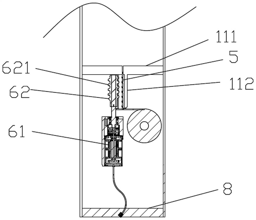 Thin steel strip telescopic structure and selfie stick with thin steel strip telescopic structure