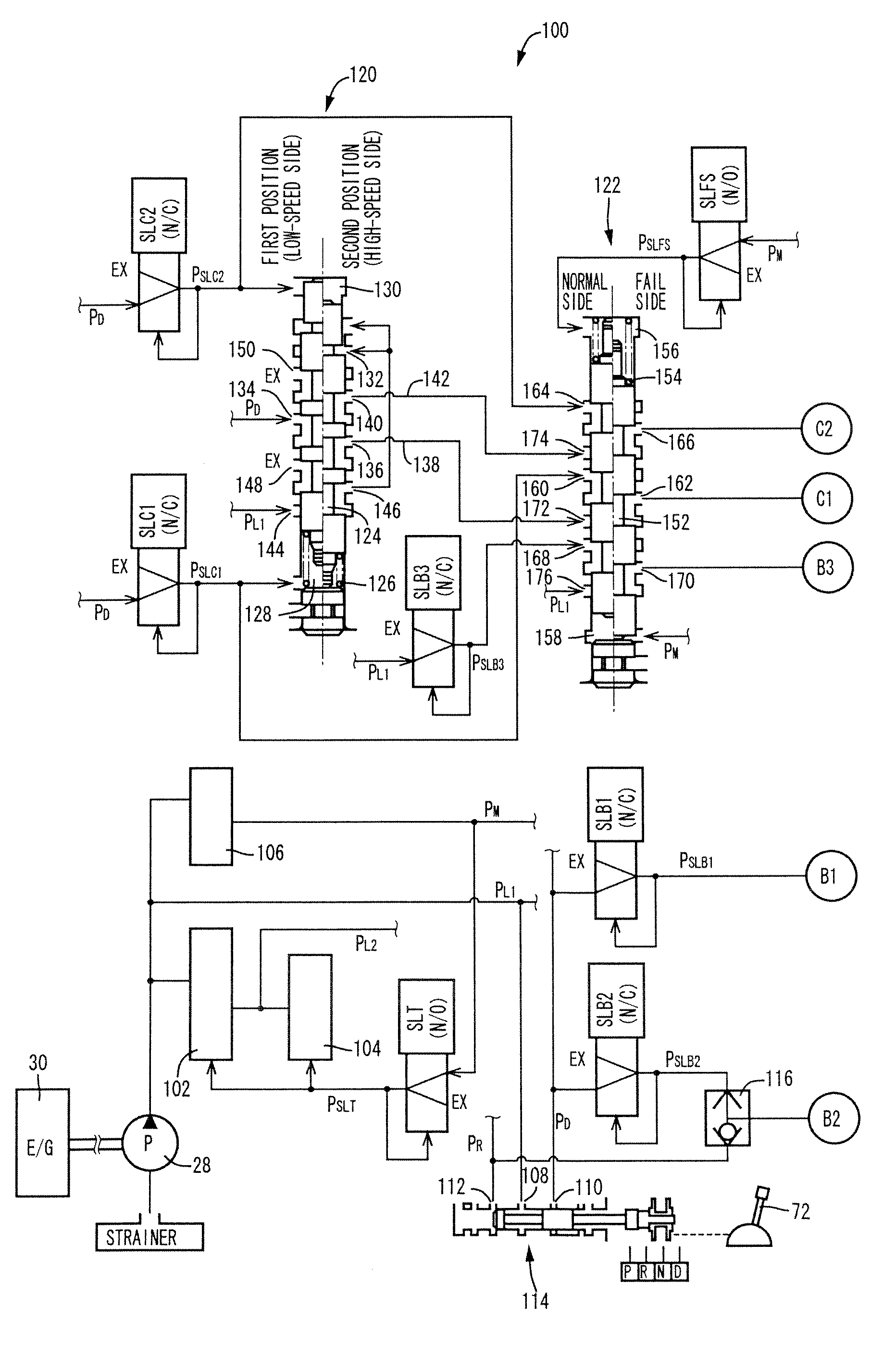 Hydraulic controlling apparatus for automatic transmission for vehicle
