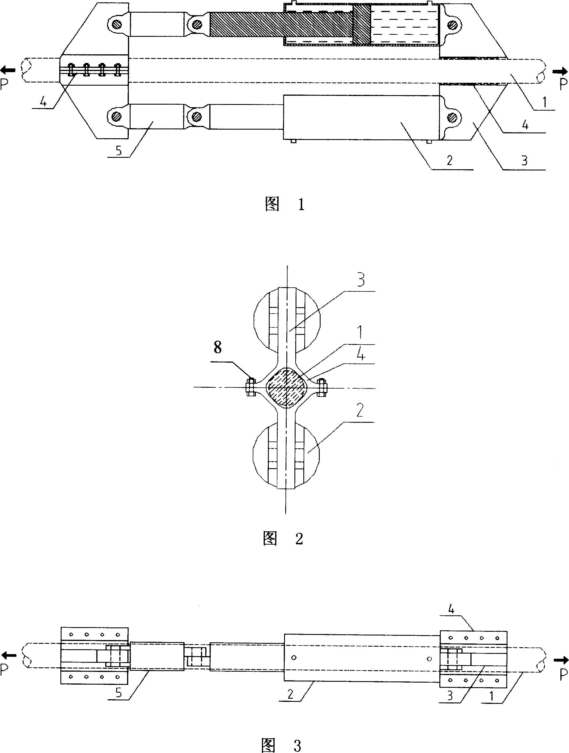Steel cable stretching force detecting apparatus