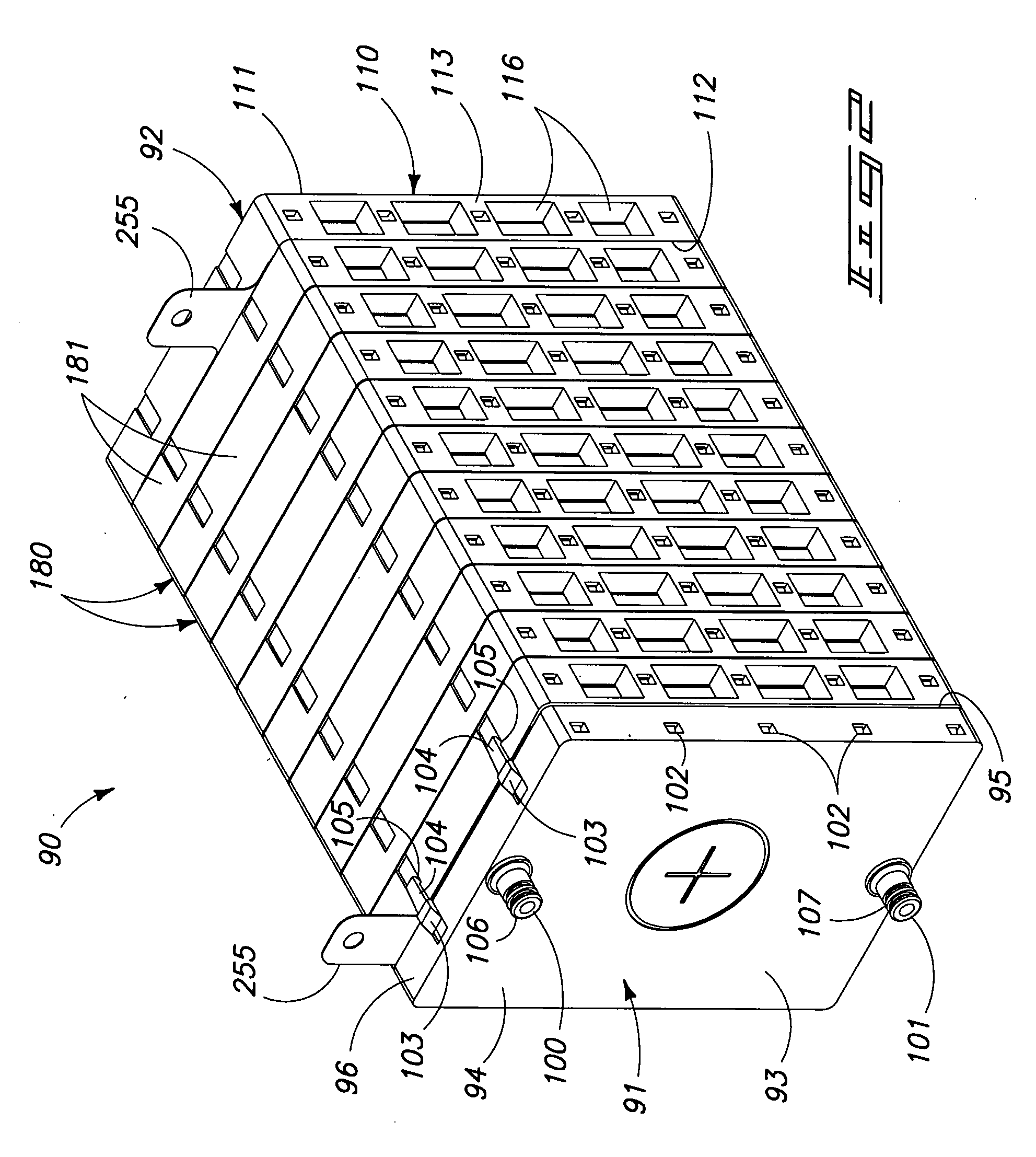 Proton exchange membrane fuel cell stack and fuel cell stack module