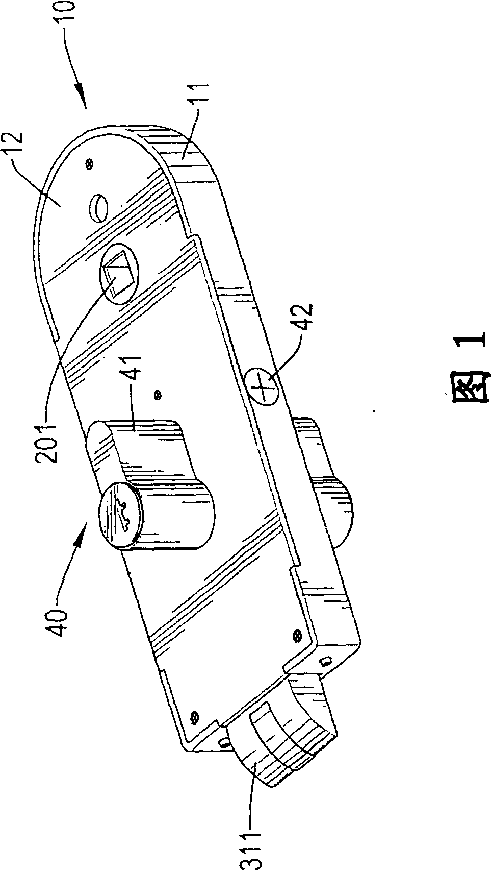 Locking device for non-frame glass door
