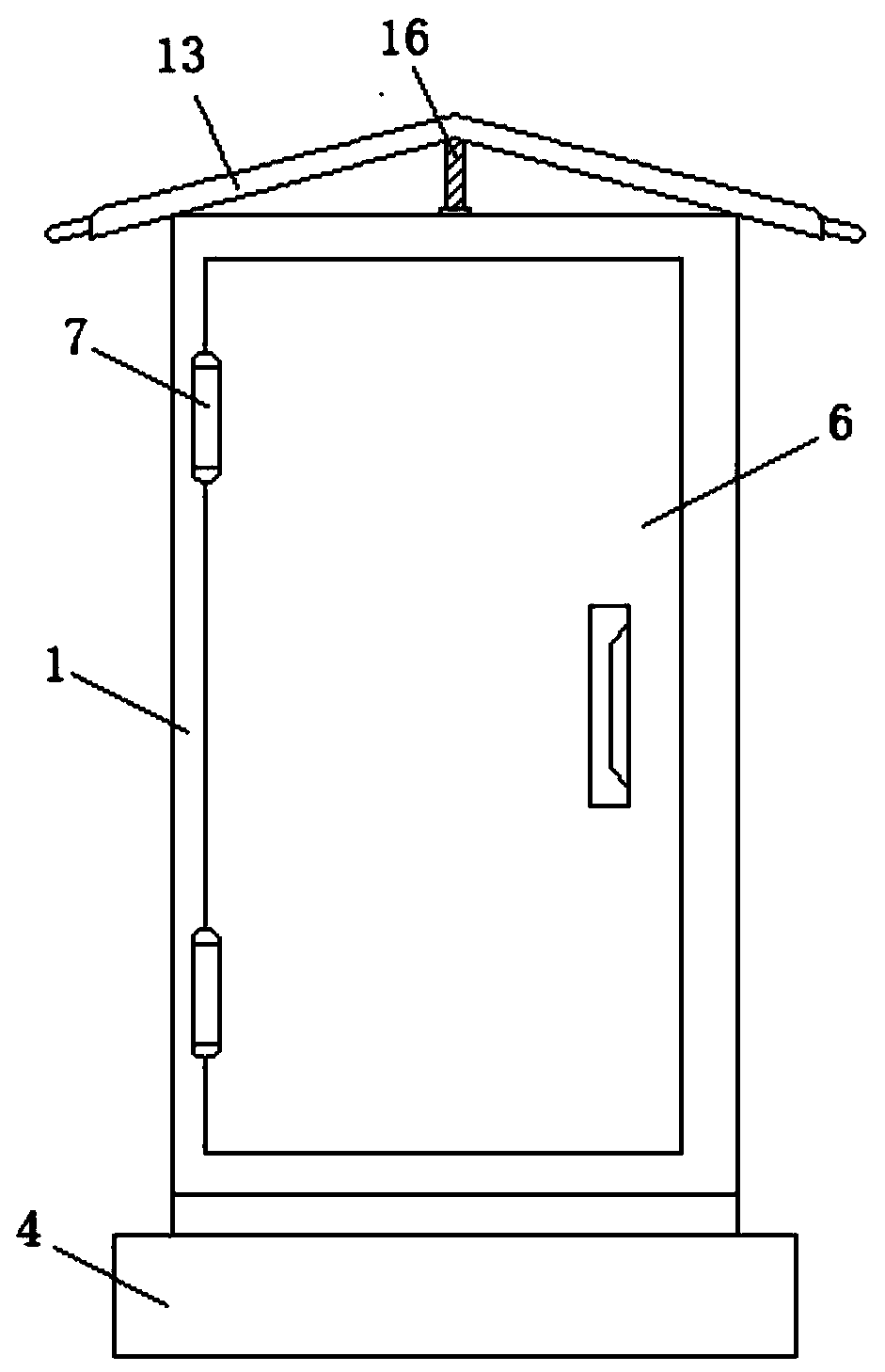 Multifunctional electrical box applied to construction site