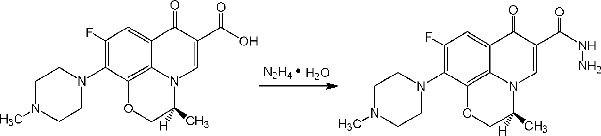 Levo-fluoroquinolone C3 bisazole methyl sulfide, preparation method and application thereof
