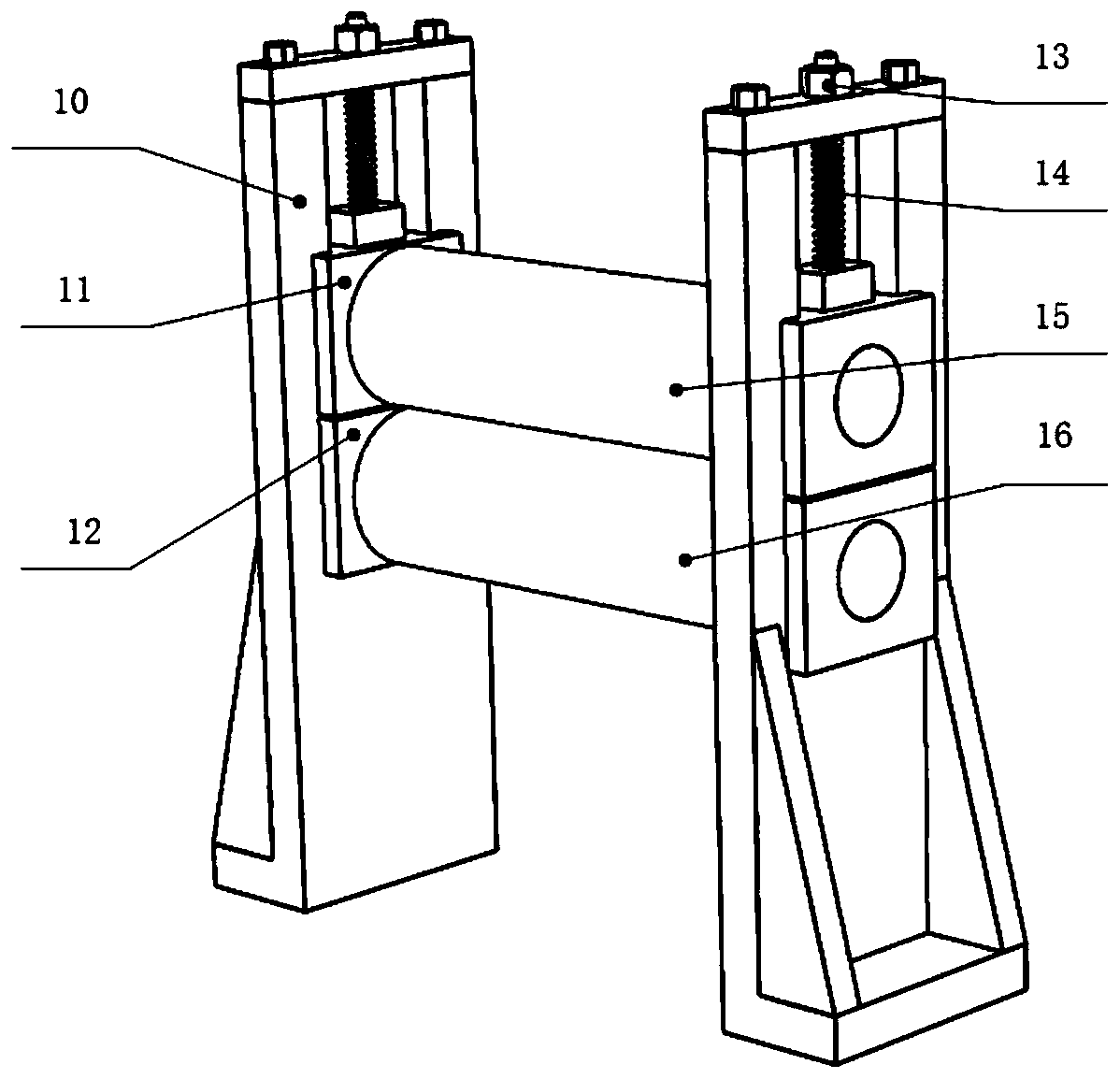 Board online follow-up fixed-distance punching device