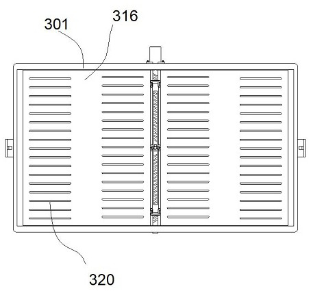 Distribution box with adjustable installation angle of electrical equipment