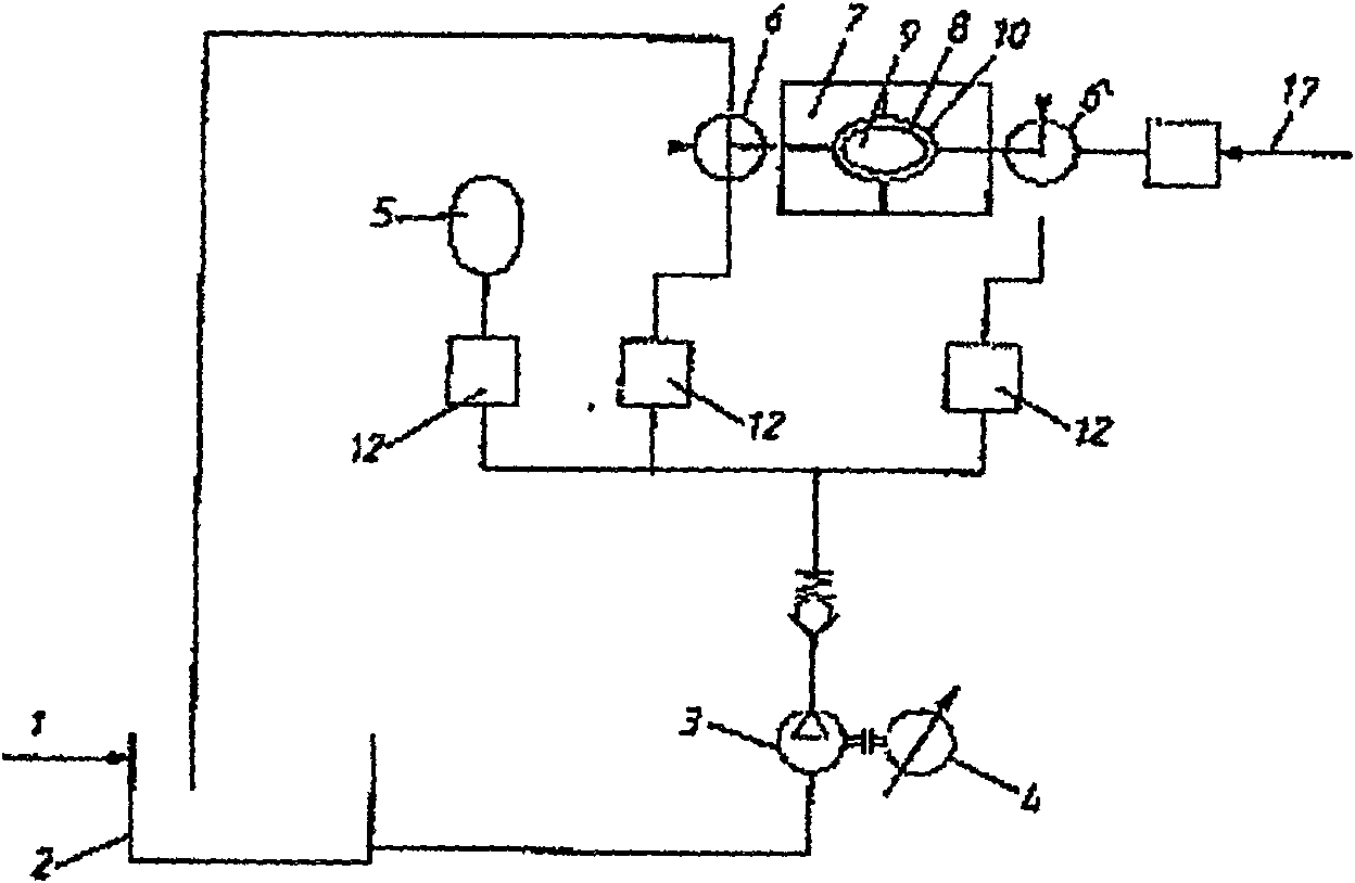 Water aided injection forming device