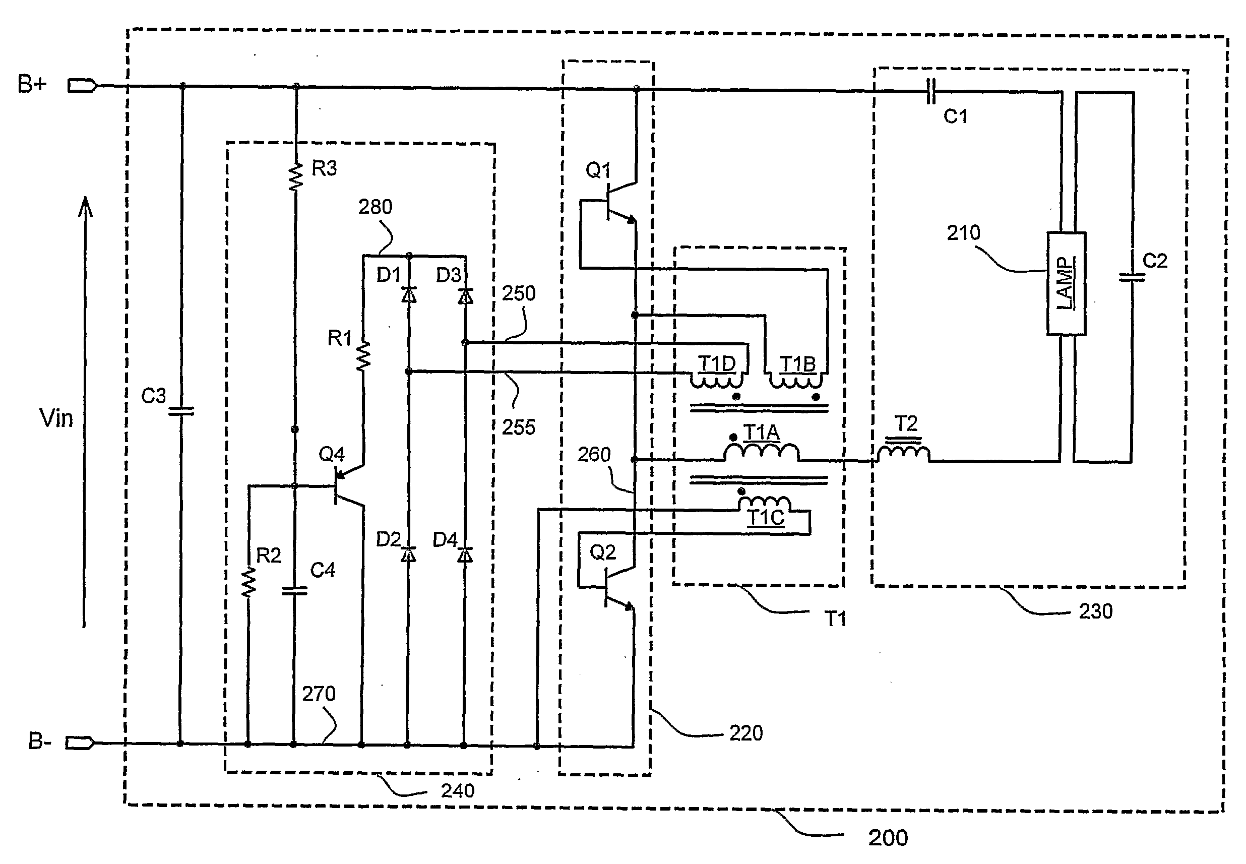 Electronic Ballast With Preheating and Dimming Control