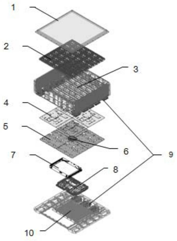 X-band high-integration-level two-dimensional phased array radar radio frequency front end