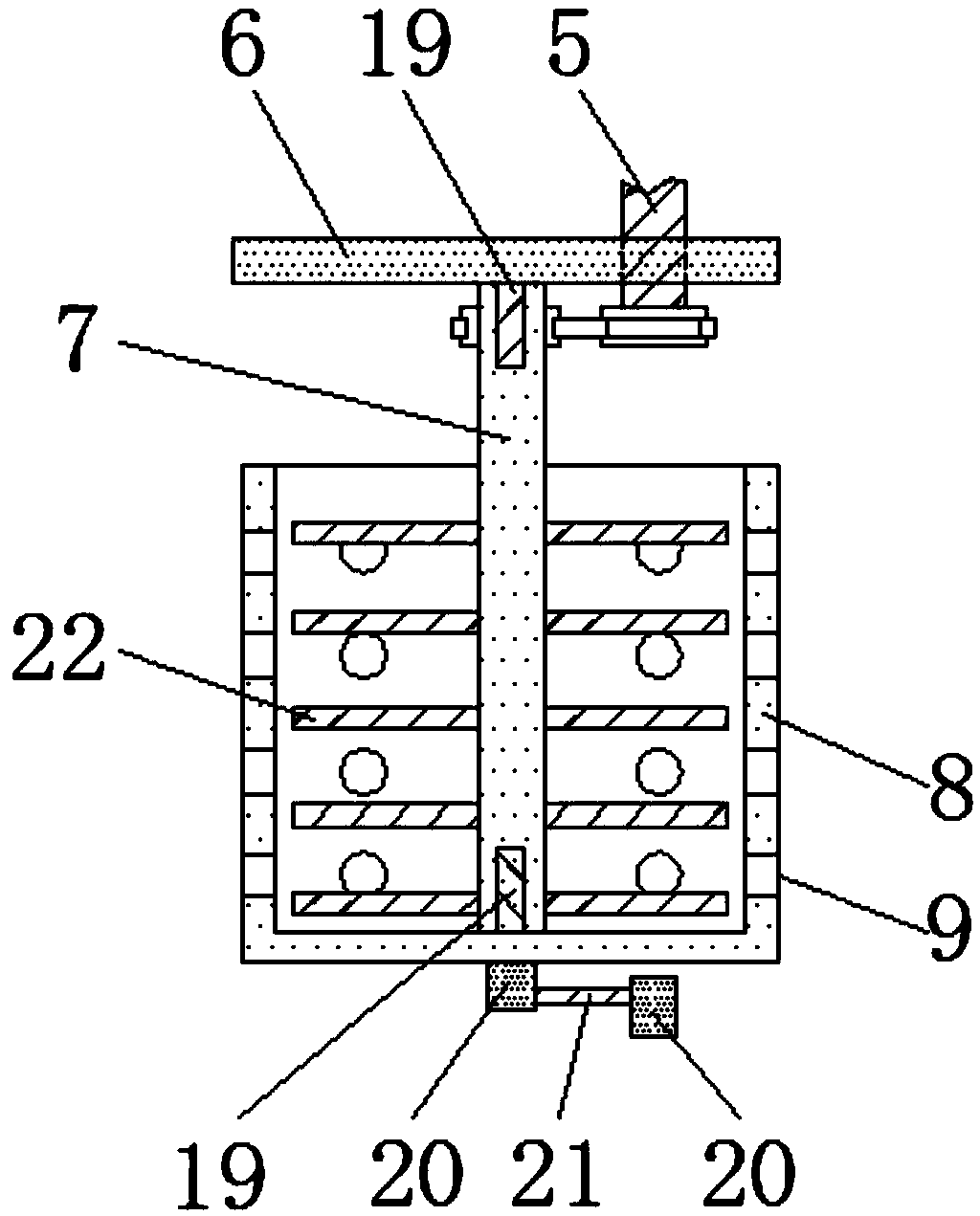 Multistage screening device for particulate matters