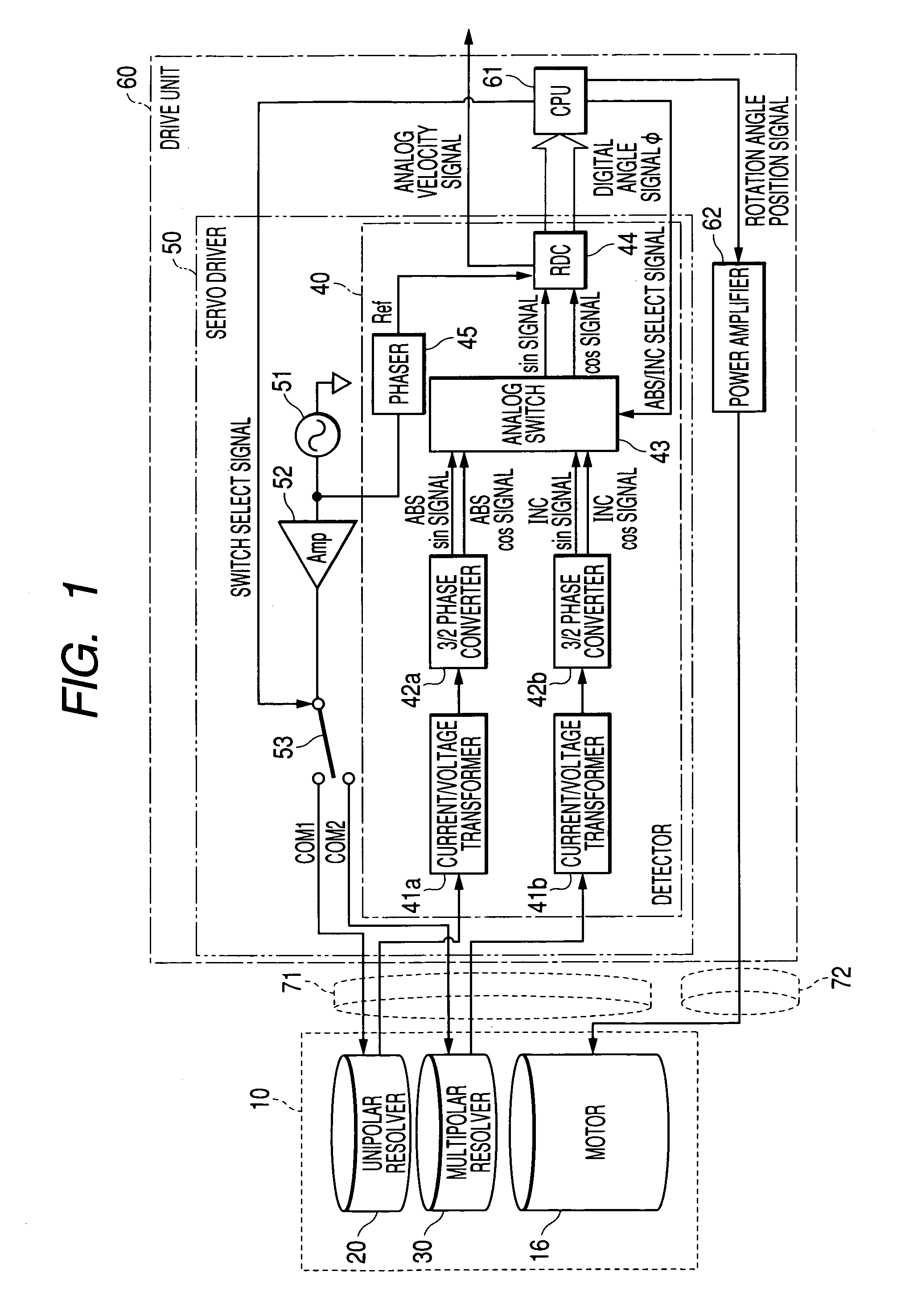 Angle position detection apparatus