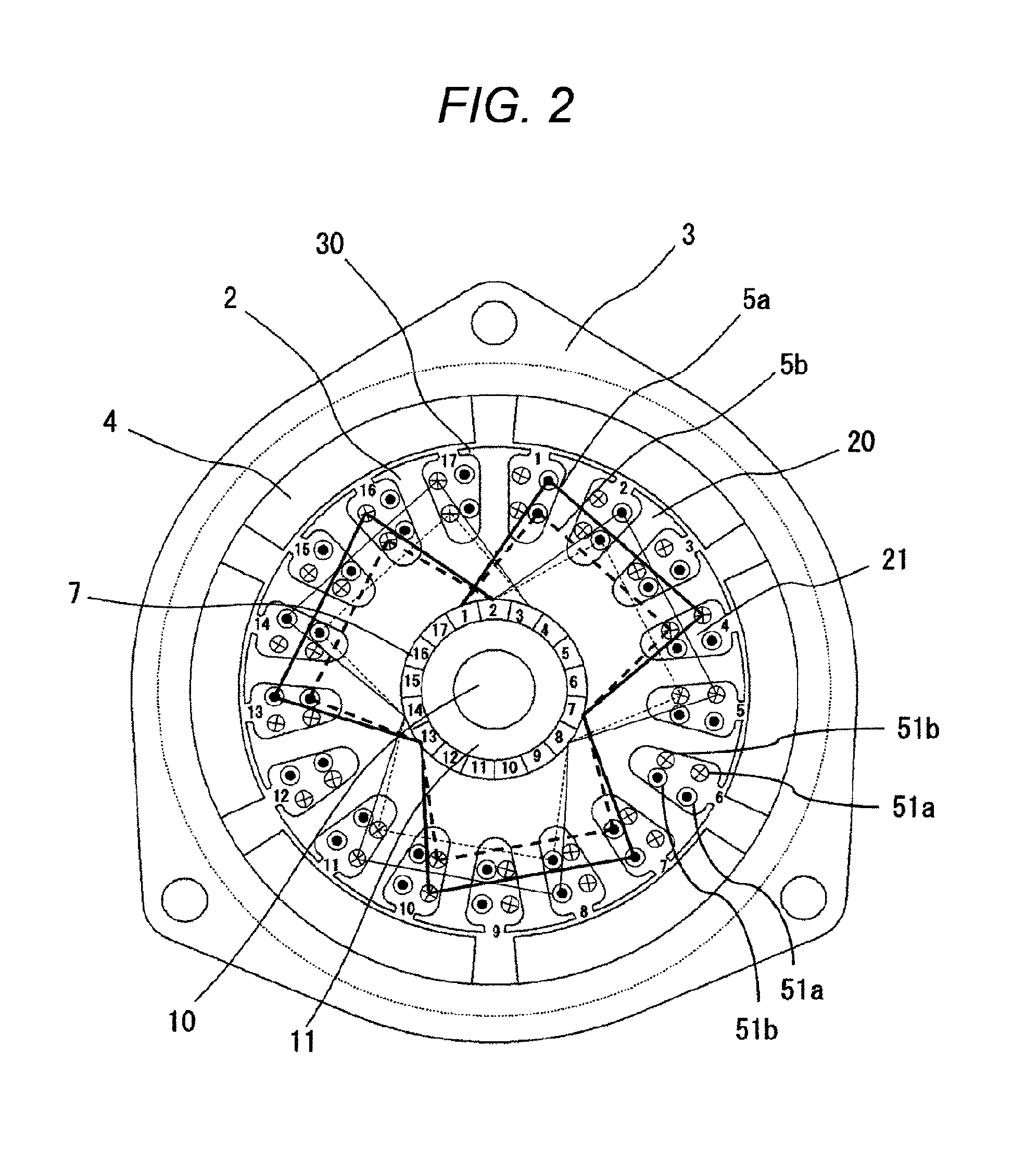 DC commutator motor and automobile including the same