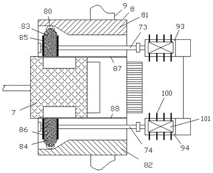 A circuit board plug assembly dissipating heat by utilizing heat-dissipation fans