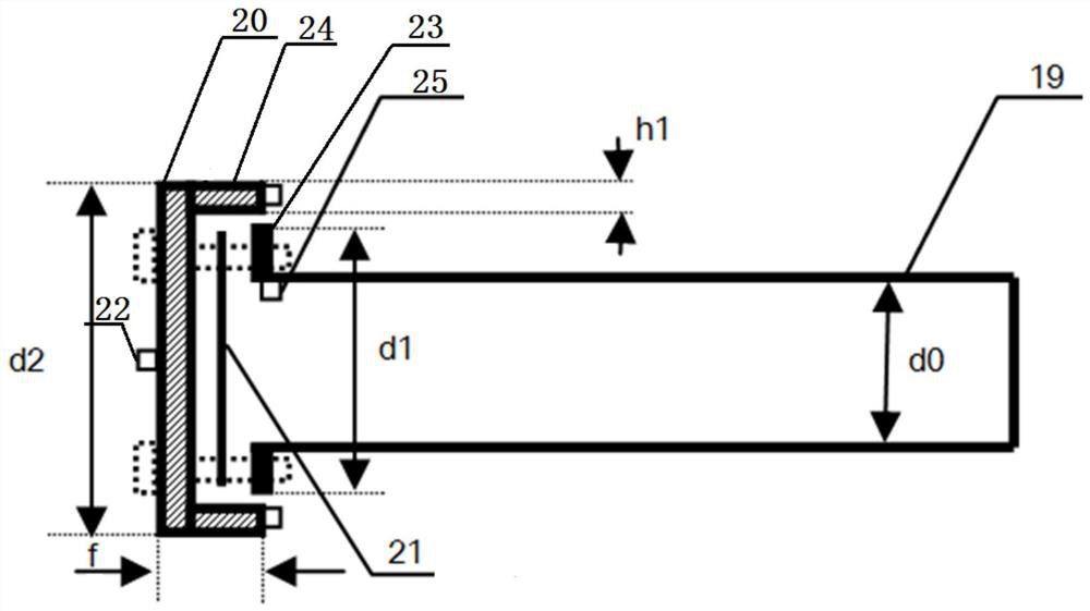 Temperature compensation kettle cover and temperature compensation kettle of irradiation monitoring pipe test device