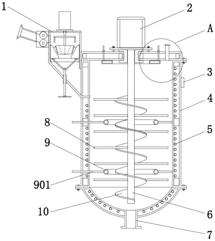 Adjustable microbial fertilizer fermentation equipment and working method thereof