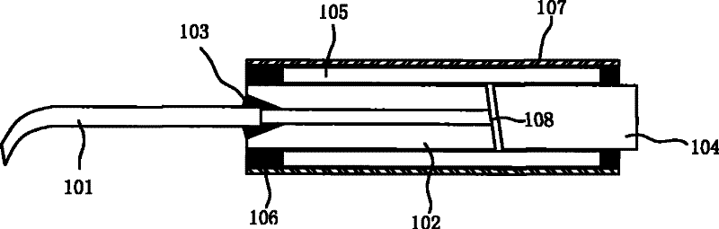 High-power optical fiber collimator and manufacturing method thereof