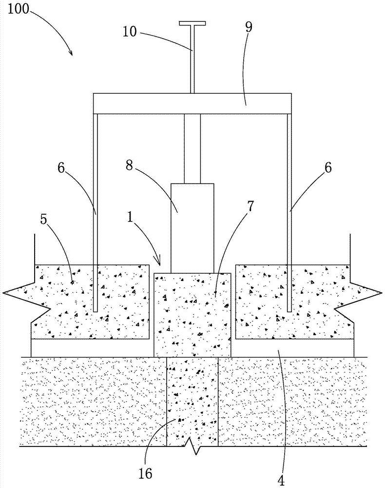 A method for lifting and leveling the floor on soft soil foundation and its lifting structure