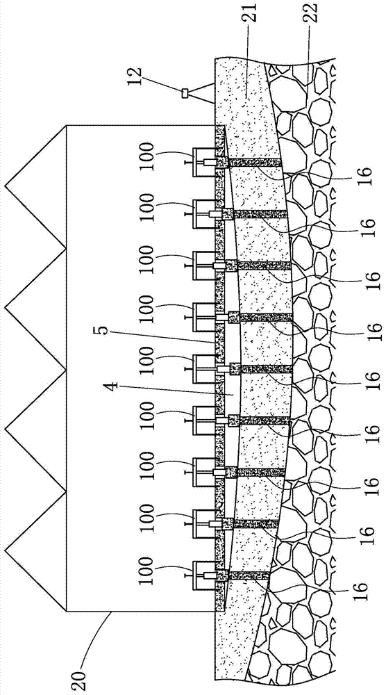 A method for lifting and leveling the floor on soft soil foundation and its lifting structure