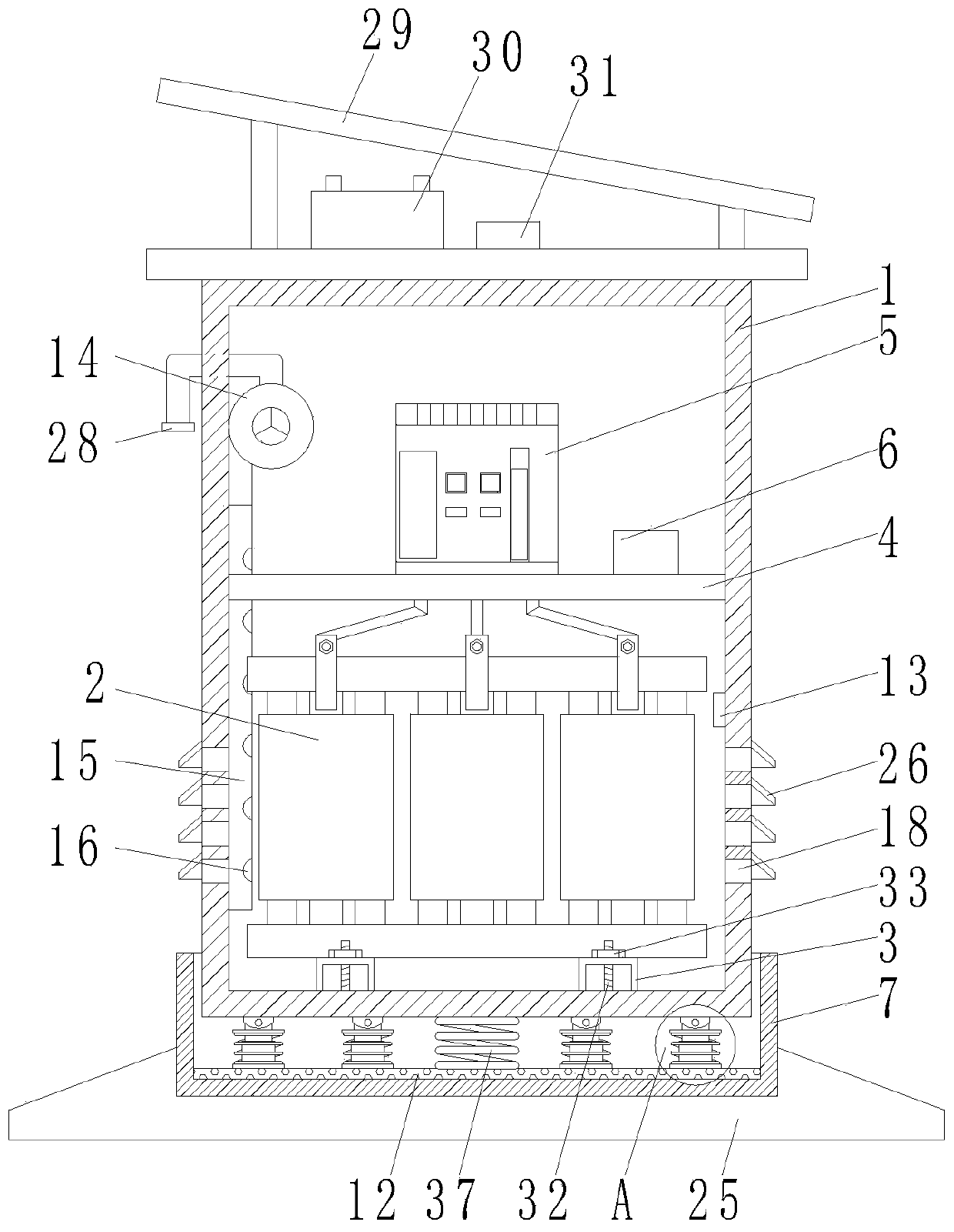 Anti-electric shock intelligent electric control cabinet and using method thereof