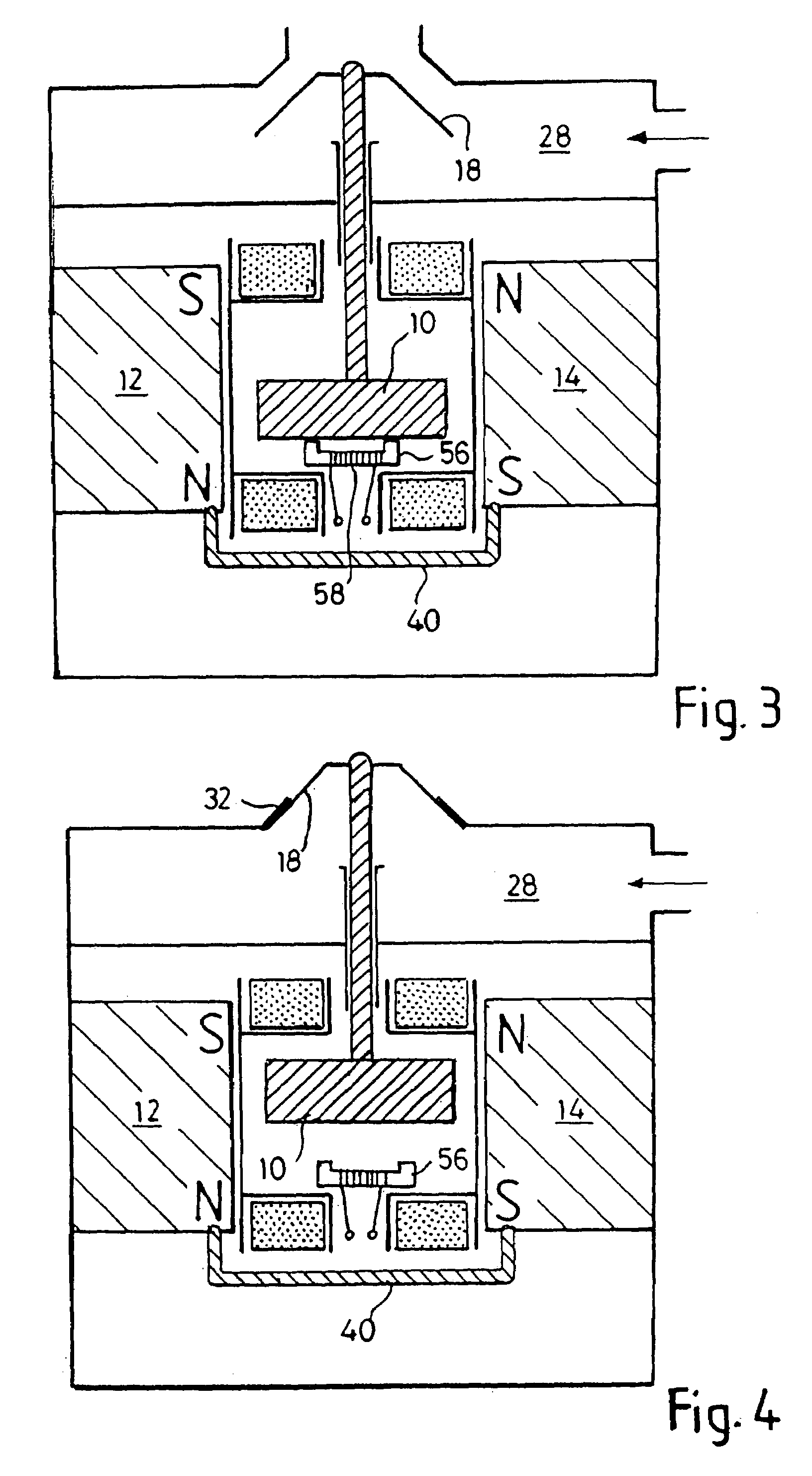 Electromagnetic actuator and integrated actuator and fluid flow control valve