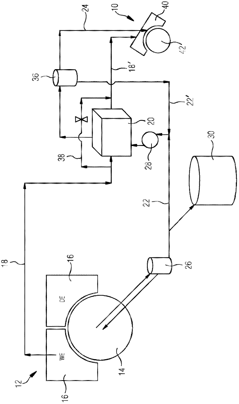Method and device for drying a fibrous web