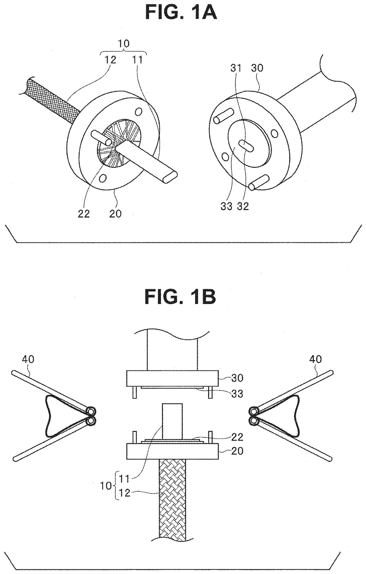 Connection structure of waveguide, waveguide connector, mode converter, and waveguide unit