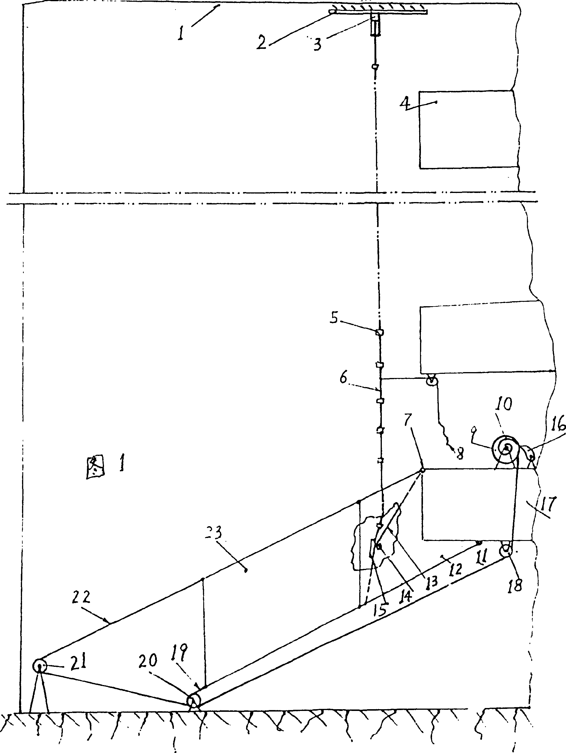 Steel cable controlled life saver for high rising building