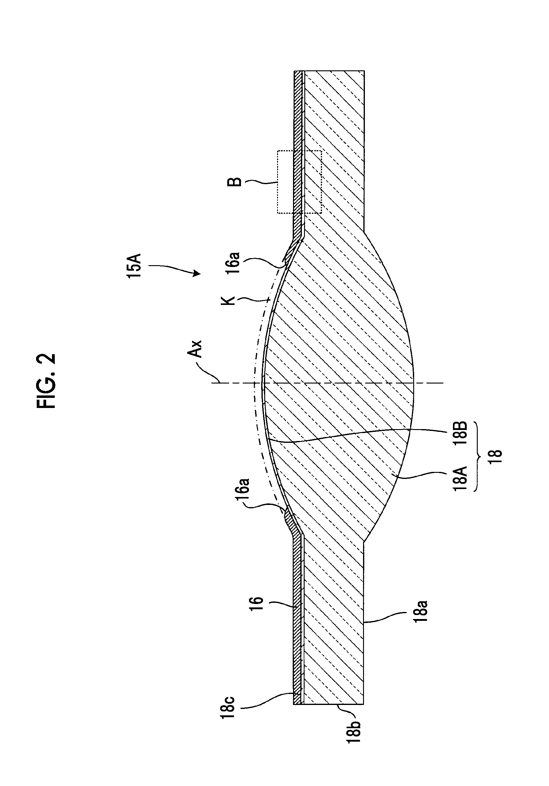 Optical element, lens unit, imaging module, electronic apparatus, and method of manufacturing optical element