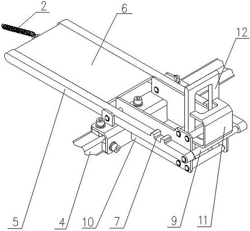 Locking and releasing device of transmission shaft for automatic goods shelf