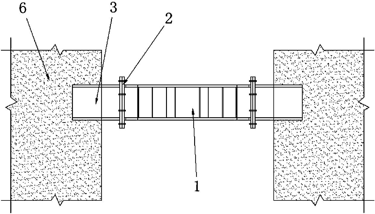 Double-step yield energy-consumption connecting beam