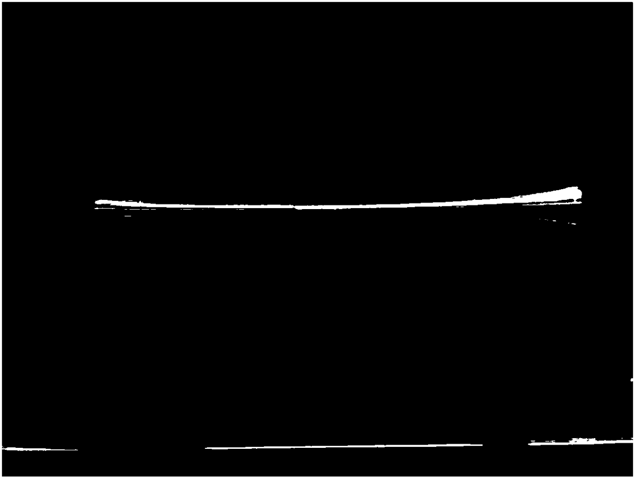 A kind of preparation method of dumbbell-shaped iron-based bulk metallic glass sample