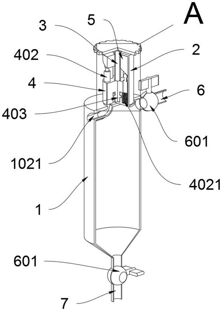 Clinical gastrointestinal decompression device for gastroenterology department