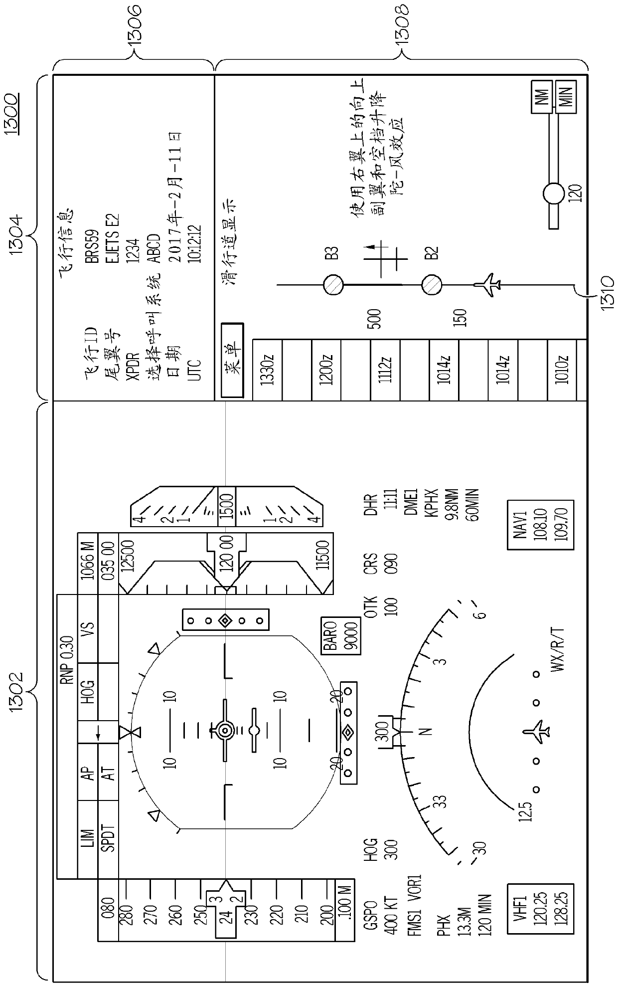 Systems and methods for presenting an intuitive timeline visualization via an avionics primary flight display (PFD)