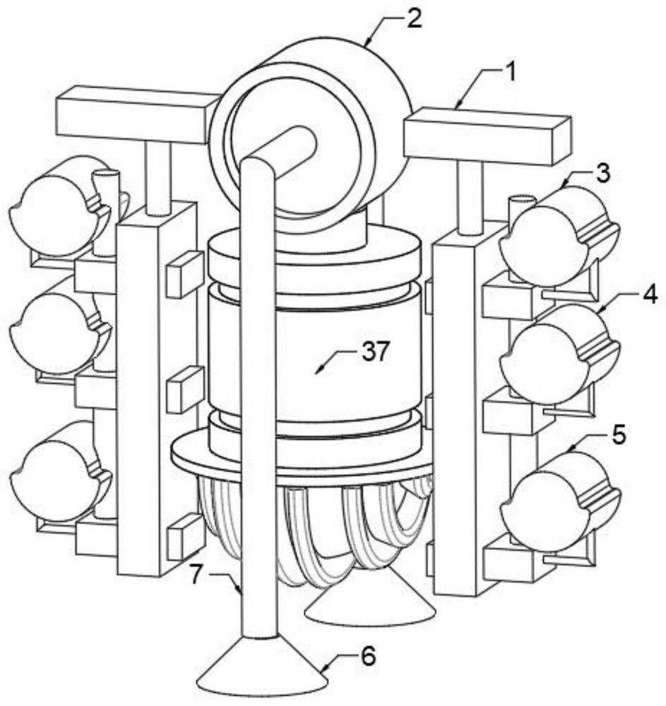 Dust removal device for oil detection