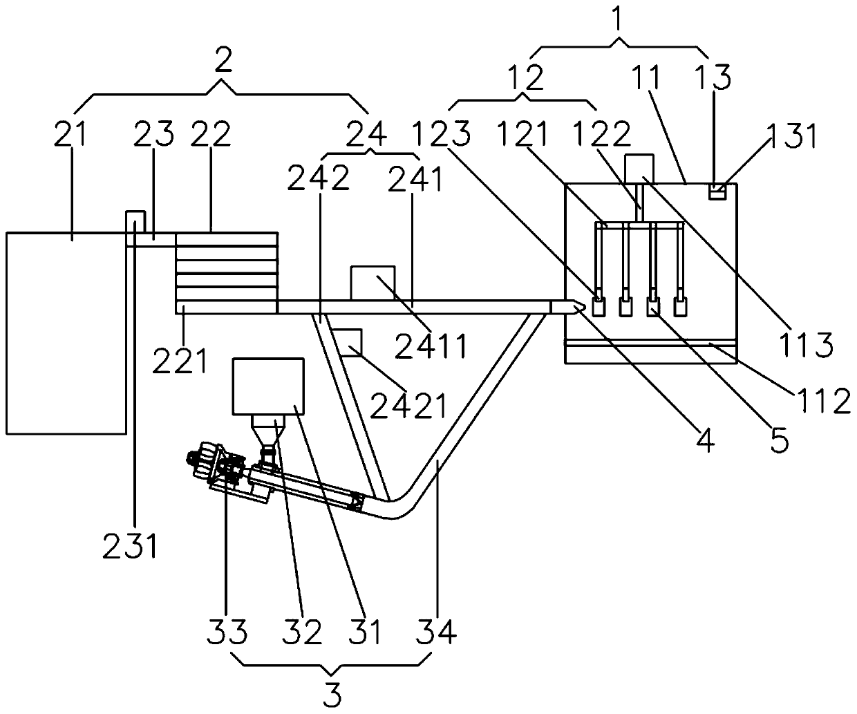 A process for treating residual aluminum in an aluminum profile extrusion die