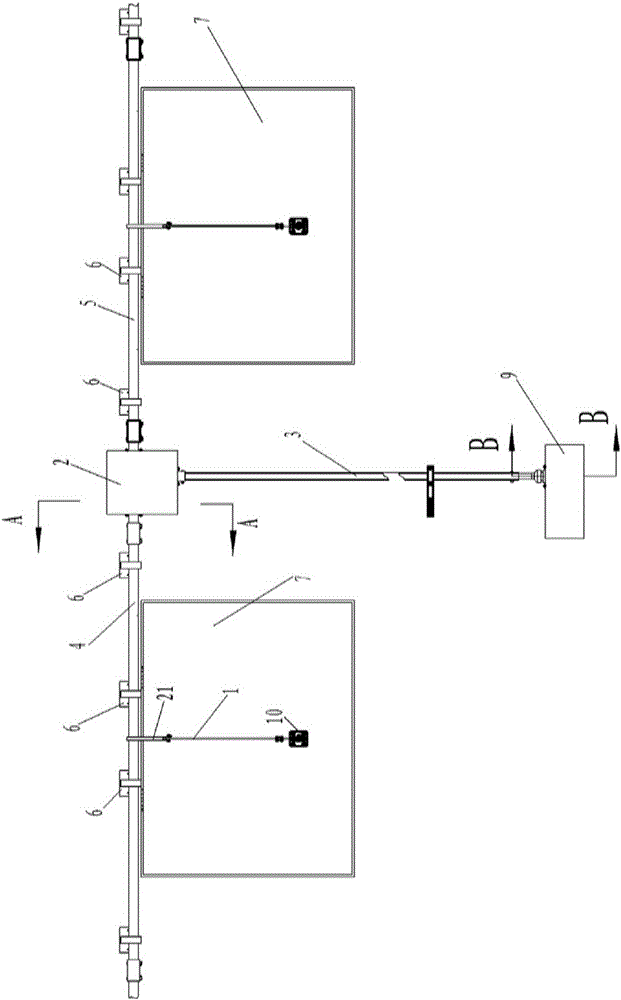 Intelligent ventilation one-drag multi-window actuator